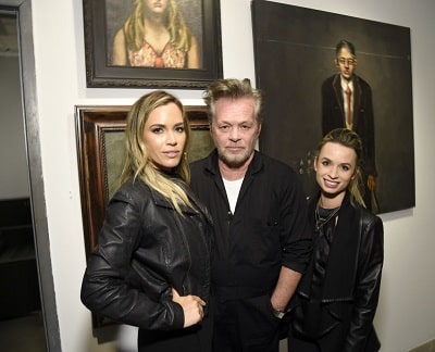 Michelle's father, John and her two half siblings.